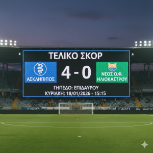 asklipios iliokastro 4-0