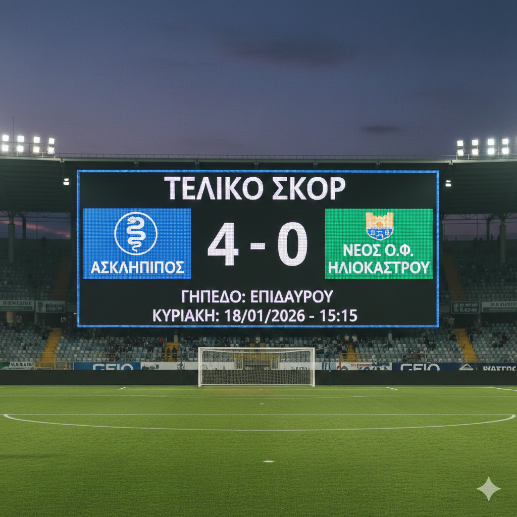 asklipios iliokastro 4-0