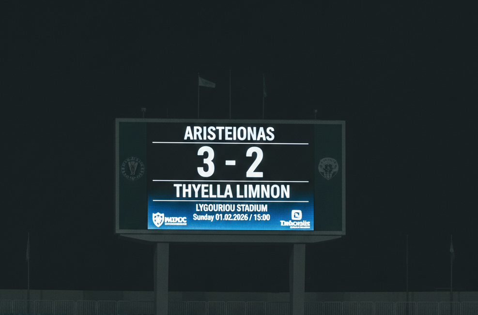 aristeionas thiela limnos 3-2