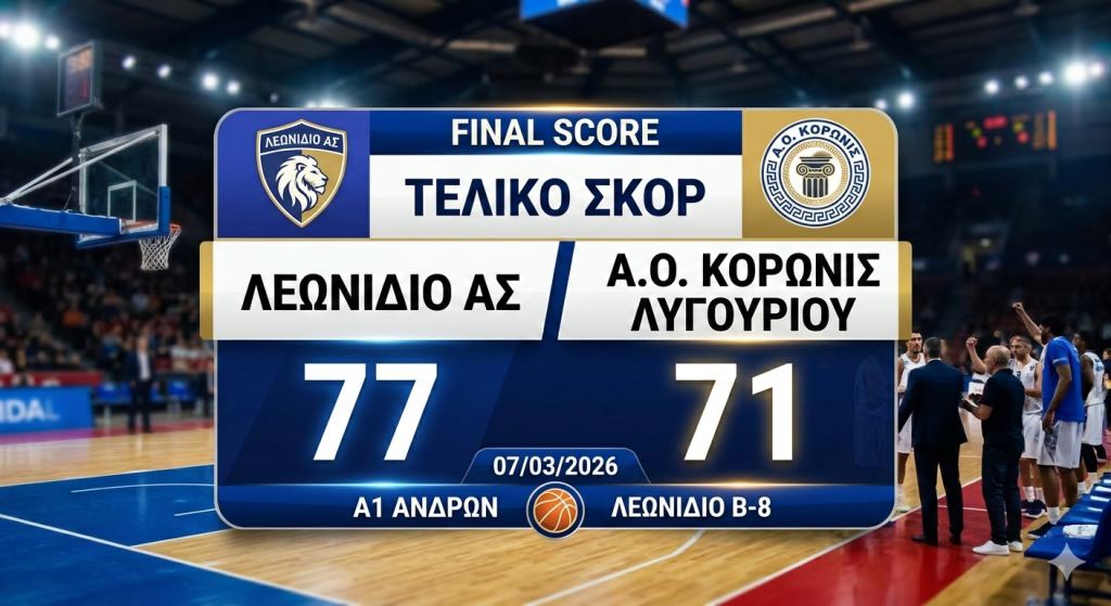 leonidio koronis 77-71