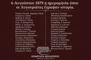 6 augustou 1879 lygouriates