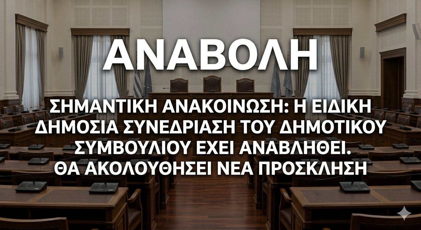 anavoli dimotiko simvoulio