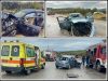 Σοβαρό τροχαίο στα Πυργιώτικα: Τρεις τραυματίες σε σφοδρή σύγκρουση οχημάτων.